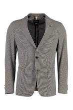 Carica l'immagine nel visualizzatore di Gallery, Blazer monopetto in motivo pied-de-poule
