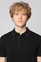 Load image into Gallery viewer, Short sleeve cotton polo shirt

