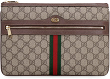 Load image into Gallery viewer, Ophidia canvas flat clutch
