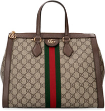 Carica l'immagine nel visualizzatore di Gallery, Borsa shopping Ophidia in GG Supreme
