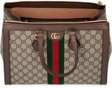 Carica l'immagine nel visualizzatore di Gallery, Borsa shopping Ophidia in GG Supreme
