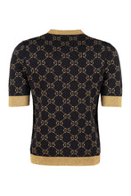 Carica l'immagine nel visualizzatore di Gallery, Pullover in cotone jacquard GG
