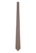 Load image into Gallery viewer, All over logo and bee motif silk tie
