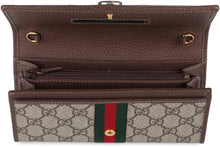 Carica l'immagine nel visualizzatore di Gallery, Wallet on chain Ophidia in tessuto GG Supreme
