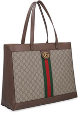 Carica l'immagine nel visualizzatore di Gallery, Tote bag Ophidia in tessuto GG supreme
