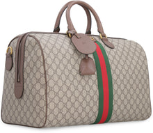 Carica l'immagine nel visualizzatore di Gallery, Borsa da viaggio Ophidia in tessuto GG supreme
