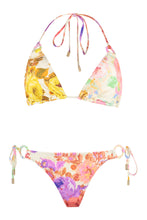 Carica l'immagine nel visualizzatore di Gallery, Bikini Raie Ring Tie con reggiseno a triangolo
