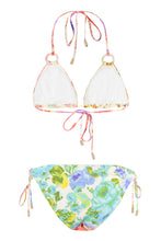 Carica l'immagine nel visualizzatore di Gallery, Bikini Raie Ring Tie con reggiseno a triangolo
