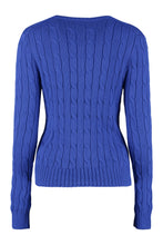Carica l'immagine nel visualizzatore di Gallery, Pullover in cotone con logo ricamato
