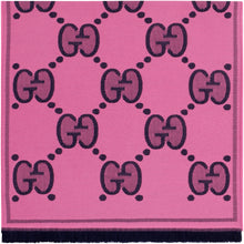 Carica l'immagine nel visualizzatore di Gallery, Sciarpa in lana con motivo GG jacquard
