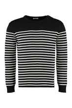 Load image into Gallery viewer, Striped crew-neck pullover
