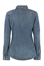 Load image into Gallery viewer, Logo detail denim shirt
