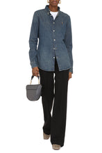 Load image into Gallery viewer, Logo detail denim shirt
