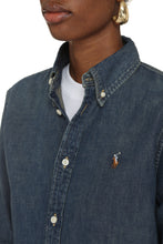 Load image into Gallery viewer, Logo detail denim shirt

