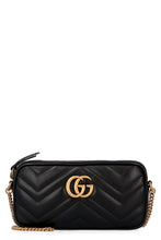 Carica l'immagine nel visualizzatore di Gallery, Mini-bag a tracolla GG Marmont in pelle matelassé
