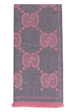 Carica l'immagine nel visualizzatore di Gallery, Sciarpa in lana jacquard con motivo GG
