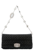 Carica l'immagine nel visualizzatore di Gallery, Pochette Miu Crystal in pelle matelassé
