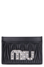 Load image into Gallery viewer, Quilted leather card holder

