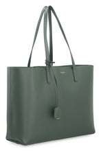 Load image into Gallery viewer, E/W smooth leather tote bag
