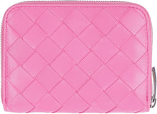 Load image into Gallery viewer, Intrecciato Nappa zipped coin purse
