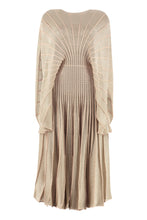 Load image into Gallery viewer, Ribbed lurex knit dress
