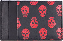 Carica l'immagine nel visualizzatore di Gallery, Portacarte Biker Skull in pelle
