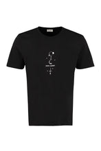 Carica l'immagine nel visualizzatore di Gallery, T-shirt in cotone con maniche corte e stampa
