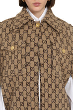 Carica l'immagine nel visualizzatore di Gallery, Mantella in lana con logo jacquard
