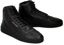 Load image into Gallery viewer, Leather high-top sneakers
