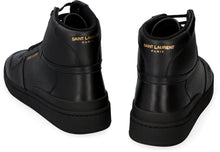 Load image into Gallery viewer, Leather high-top sneakers
