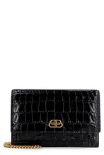 Carica l'immagine nel visualizzatore di Gallery, Clutch Sharp in pelle stampa coccodrillo
