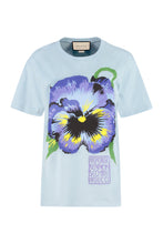 Load image into Gallery viewer, Cotton crew-neck T-shirt
