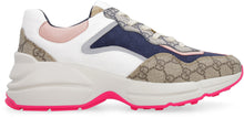 Carica l'immagine nel visualizzatore di Gallery, Sneakers low-top Rhyton GG in pelle
