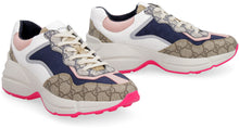 Carica l'immagine nel visualizzatore di Gallery, Sneakers low-top Rhyton GG in pelle
