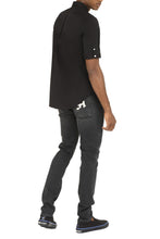 Carica l'immagine nel visualizzatore di Gallery, Camicia a maniche corte in cotone stretch
