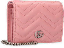 Carica l'immagine nel visualizzatore di Gallery, Wallet on chain GG Marmont in pelle
