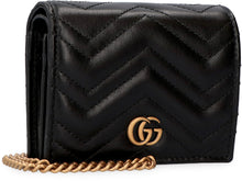 Carica l'immagine nel visualizzatore di Gallery, Wallet on chain GG Marmont in pelle
