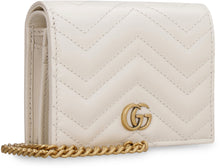 Carica l'immagine nel visualizzatore di Gallery, Wallet on chain GG Marmont in pelle
