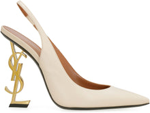 Load image into Gallery viewer, Opyum leather pointy-toe slingback
