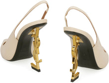 Load image into Gallery viewer, Opyum leather pointy-toe slingback
