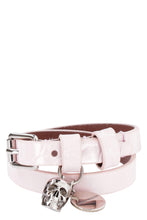 Load image into Gallery viewer, Skull charm leather double-wrap bracelet
