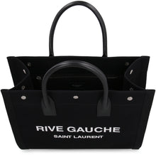 Carica l'immagine nel visualizzatore di Gallery, Tote bag Rive Gauche in canvas
