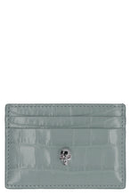Load image into Gallery viewer, Printed leather card holder
