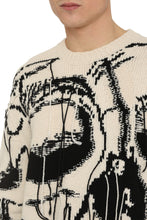 Carica l'immagine nel visualizzatore di Gallery, Maglione in lana e cachemire con intarsio
