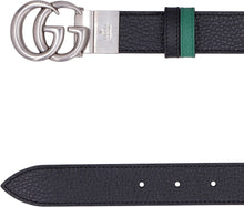 Carica l'immagine nel visualizzatore di Gallery, Cintura reversibile GG Marmont in pelle

