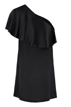 Carica l'immagine nel visualizzatore di Gallery, Abito monospalla in crêpe satin
