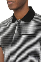 Load image into Gallery viewer, Striped cotton polo shirt

