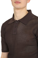 Load image into Gallery viewer, Mesh fabric polo shirt

