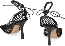 Load image into Gallery viewer, Stretch heeled sandals
