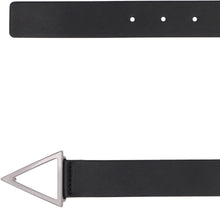 Load image into Gallery viewer, Leather belt with metal buckle
